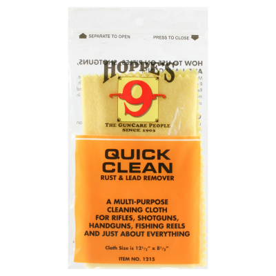 HOPPES NO 9 QUICK CLEAN RUST & LEAD REMOVER CLOTH MULTI PURPOSE